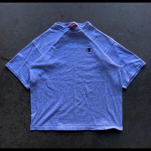 Vintage Champion Solid Grey T-shirt